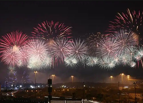 吉首市焰火晚会